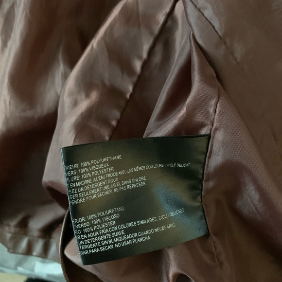 WOMENS MEDIUM VINTAGE BERNARDO LEATHER JACKET COAT - Picture 5 of 11